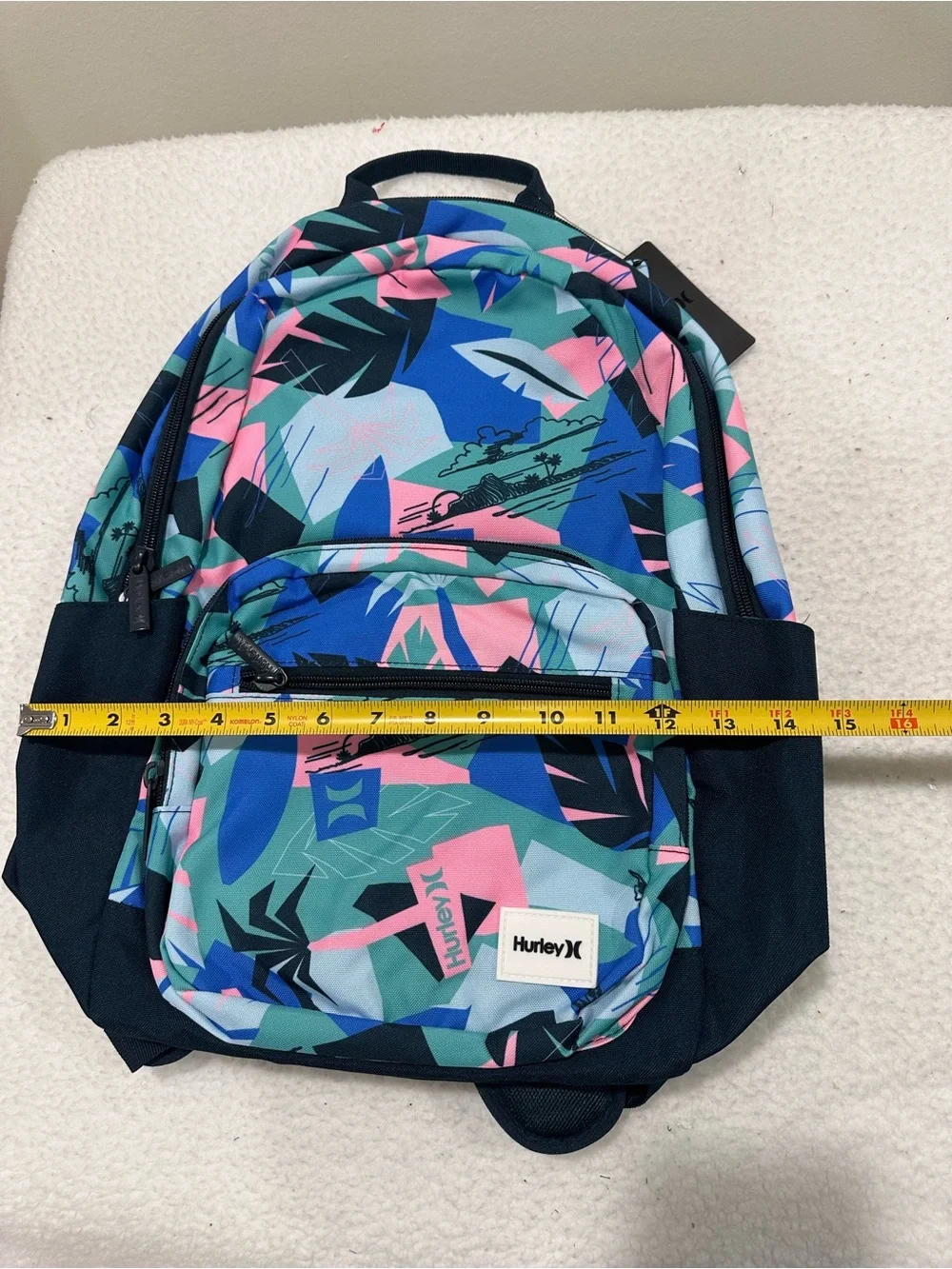 Hurley Multicolor Printed Backpack